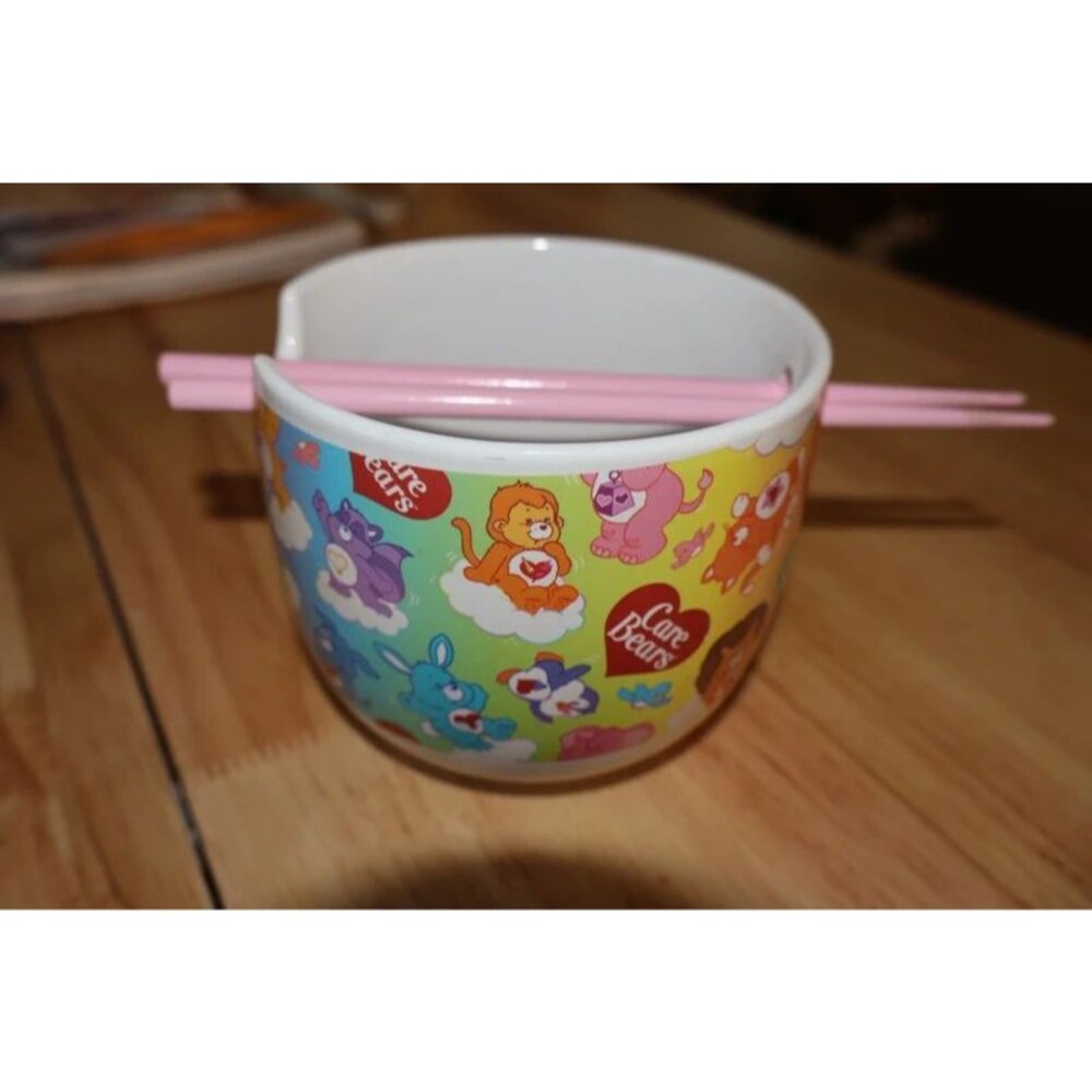 Care Bears Cousins 18oz Ceramic Ramen Bowl Set vintage style